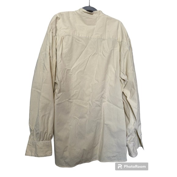 Scully western half placket Shirt cream size XL - Picture 2 of 6